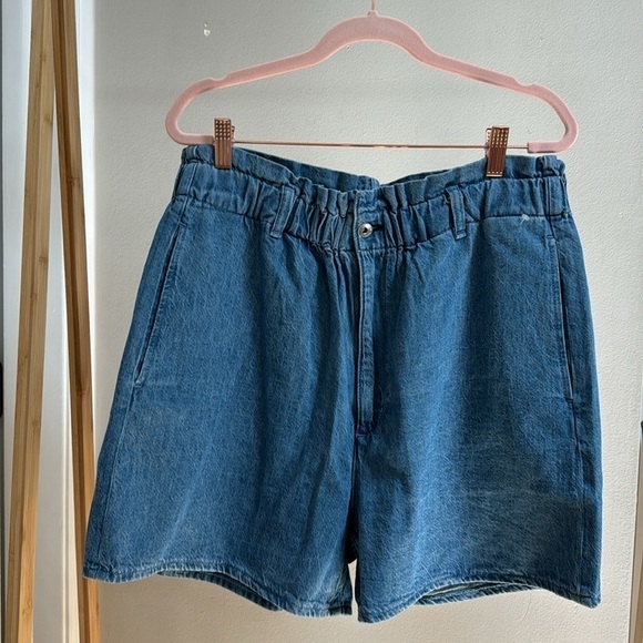 Rag & Bone Paper Bag Lightweight Denim Shorts Size 27 - Picture 2 of 15